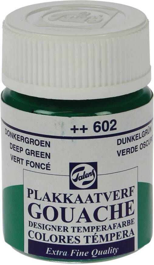 Royal Talens plakkaatvef Extra Fijn flacon van 16 ml donkergroen