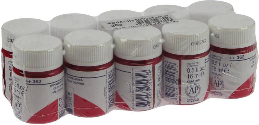 Royal Talens plakkaatverf Extra Fijn flacon van 16 ml donkerroze