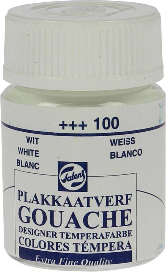 Royal Talens plakkaatverf Extra Fijn flacon van 16 ml wit