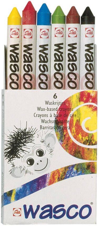 Royal Talens waskrijt Wasco doos met 6 stuks