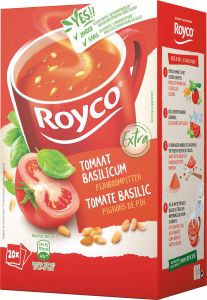 Royco Minute Soup tomaat basilicum pak van 20 zakjes