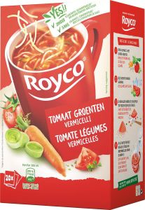Royco Minute Soup tomaat groenten vermicelli pak van 20 zakjes