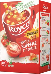Royco Minute Soup tomatensuprême met croutons pak van 20 zakjes