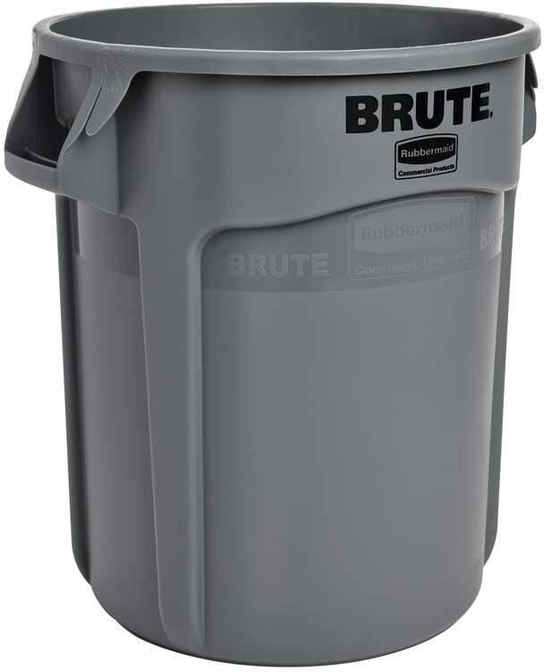Rubbermaid commercial products Rubbermaid afvalcontainer Brute zonder deksel 76 liter grijs