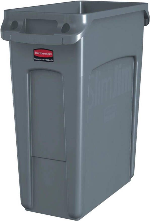 Rubbermaid commercial products Rubbermaid afvalcontainer Slim Jim 60 liter grijs