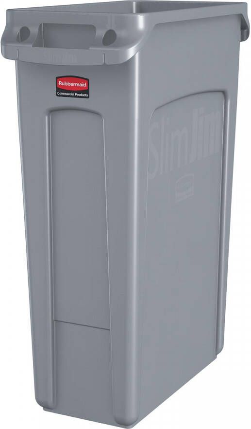 Rubbermaid commercial products Rubbermaid afvalcontainer Slim Jim 87 liter grijs