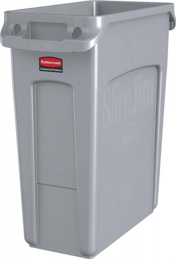 Rubbermaid commercial products Rubbermaid afvalcontainer Slim Jim 60 liter grijs