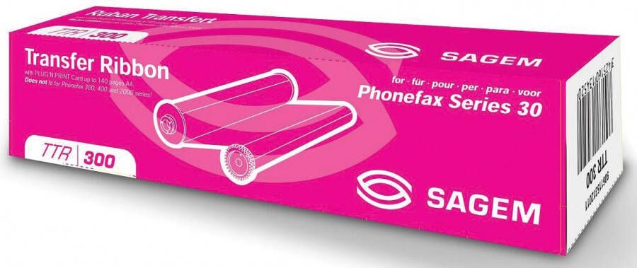 Sagem Thermo Transfer Rol TTR300 140 pagina&apos s 906115312011