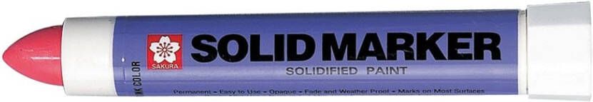 Sakura merkstift Solid Marker rood brede punt