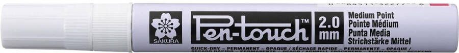 Sakura paint Marker Pen-Touch medium fluorescerend rood
