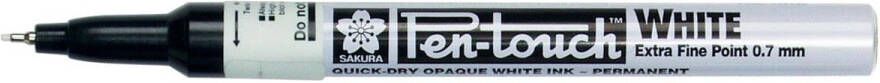 Sakura paint Marker Pen-Touch punt van 0 7 mm wit
