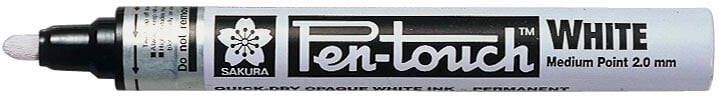 Sakura paint Marker Pen-Touch punt van 2 mm wit