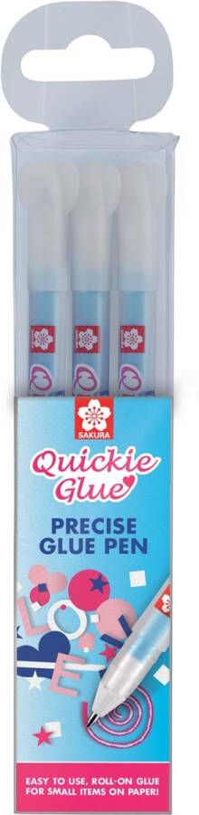 Sakura Quickie Glue lijmpen etui met 3 stuks