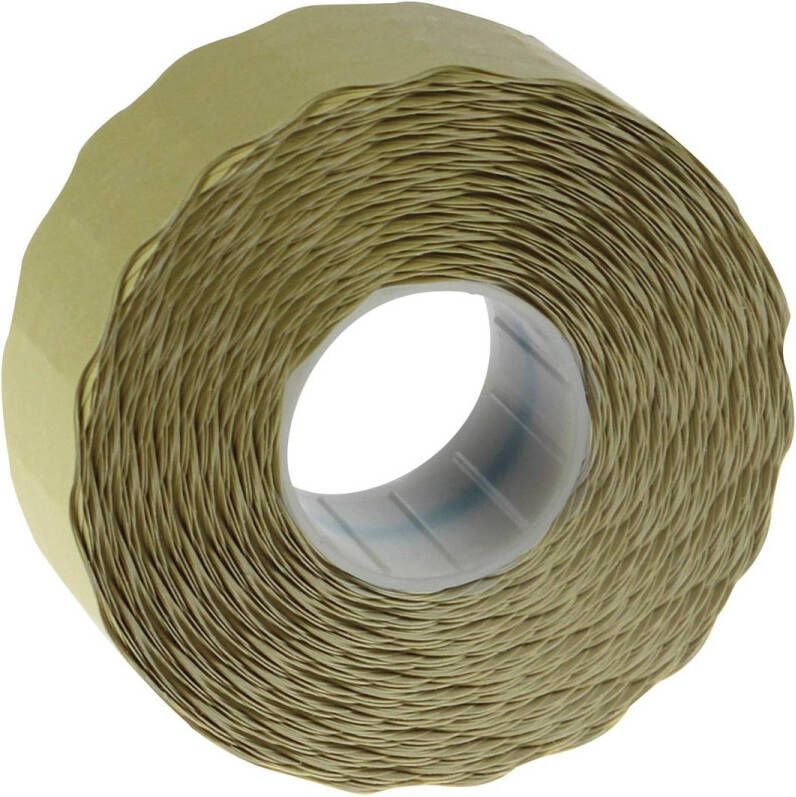 Merkloos Etiketten voor prijstang Samark ft 26 x 12 mm niet-permanent pak van 12 rollen