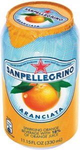 San Pellegrino limonade aranciata blik van 33 cl pak van 6 stuks