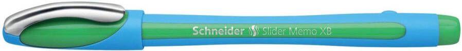 Schneider balpen Slider Memo XB 1 4mm kogelbreedte groen - Foto 2