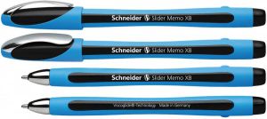 Schneider balpen Slider Memo XB 1 4mm kogelbreedte zwart