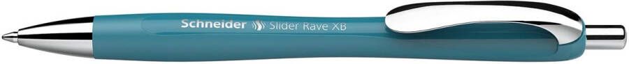 Schneider balpen Slider Rave extra breed blauwe inkt teal