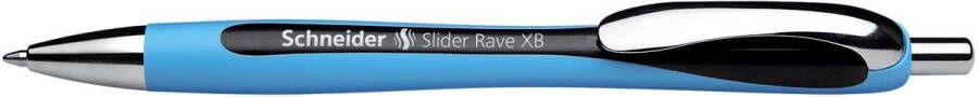 Schneider balpen Slider Rave extra breed zwarte inkt blauw zwart