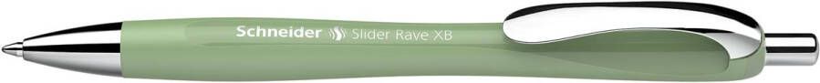 Schneider balpen Slider Rave Trend Edition extra breed blauwe inkt organic green