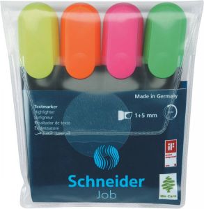 Schneider markeerstift Job 150 etui van 8 stuks in geassorteerde kleuren