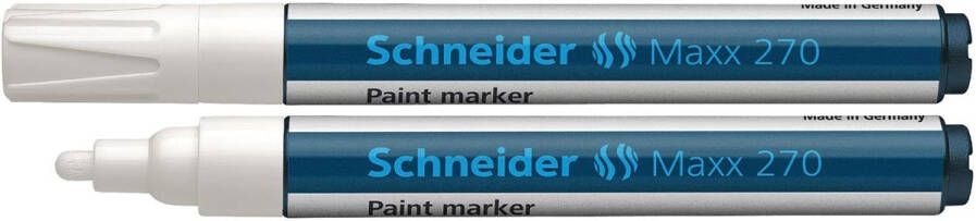Merkloos lakmarker Schneider Maxx 270 1-3 mm wit - Foto 2
