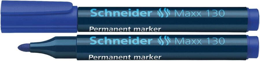 Schneider Viltstift Maxx 130 rond 1-3mm blauw