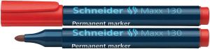 Schneider permanent marker Maxx 130 rood