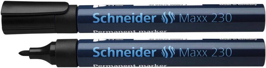 Schneider marker Maxx 230 permanent ronde punt zwart
