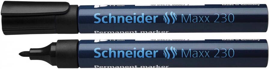 Schneider marker Maxx 230 permanent ronde punt zwart