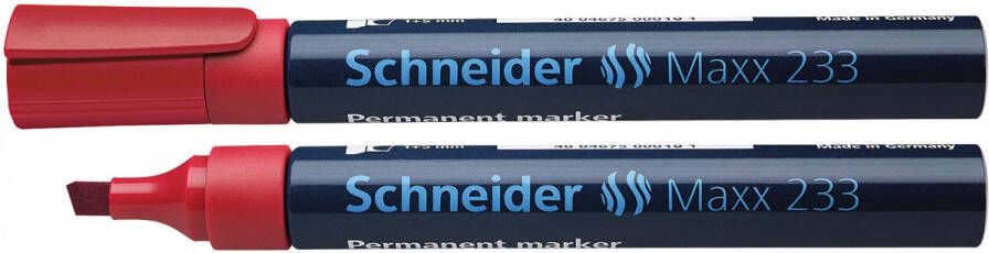 Schneider permanent marker Maxx 233 rood
