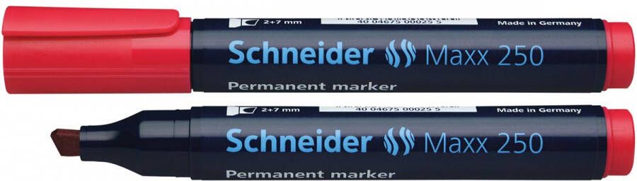 Schneider permanent marker Maxx 250 rood