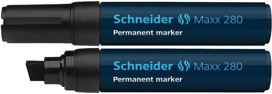 Schneider marker Maxx 280 permanent beitelpunt zwart - Foto 2
