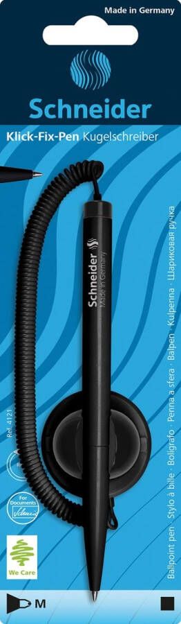 Schneider Baliebalpen klick-fix medium zwart blisterà 1 stuk