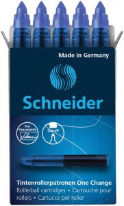 Schneider vulling One Change doos van 5 stuks blauw