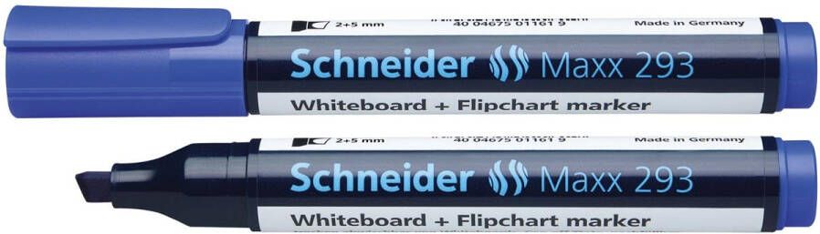Schneider whiteboard + flipchart marker Maxx 293 blauw - Foto 2
