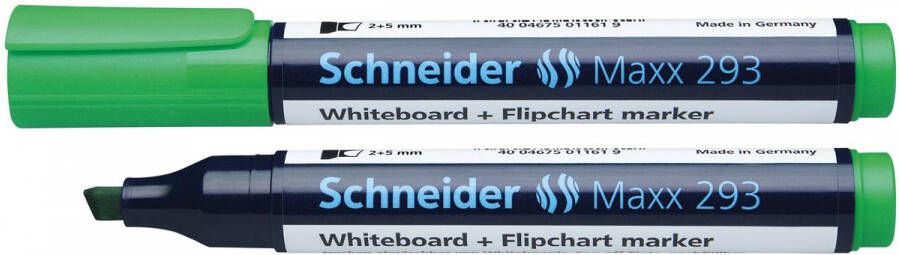 Schneider whiteboard + flipchart marker Maxx 293 groen