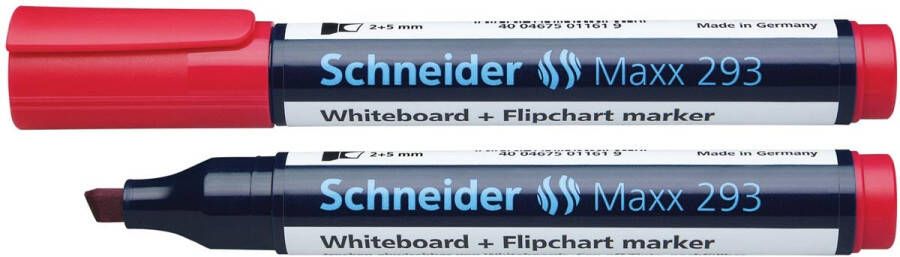 Schneider whiteboard + flipchart marker Maxx 293 rood - Foto 2