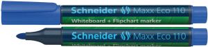 Schneider whiteboard + flipchart marker Maxx Eco110 blauw