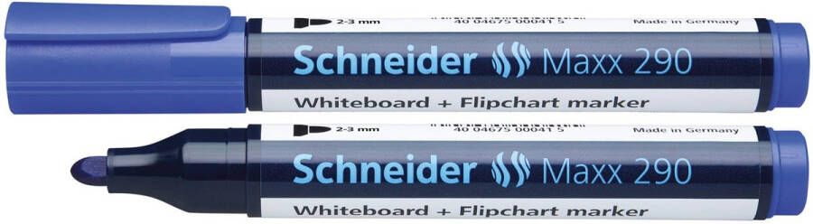 Schneider Viltstift Maxx 290 whiteboard rond blauw 2-3mm