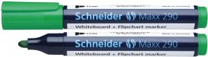 Schneider Viltstift Maxx 290 whiteboard rond groen 2-3mm