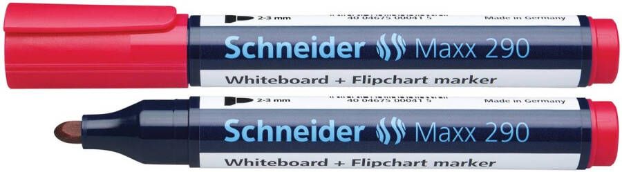 Schneider Viltstift Maxx 290 whiteboard rond rood 2-3mm - Foto 2
