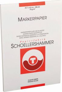 Schoellershammer markerpapier A3 75 g m² blok van 75 vel