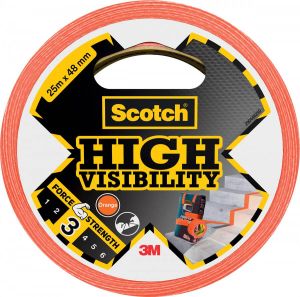 Scotch ducttape High Visibility ft 48 mm x 25 m oranje