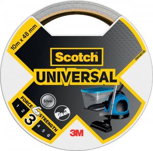 Scotch ducttape Universal ft 48 mm x 10 m zilver