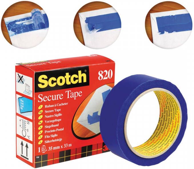 SCOTCH Plakband 820 35mmx33m verzegeltape