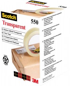 Scotch transparante tape 550 ft 19 mm x 66 m