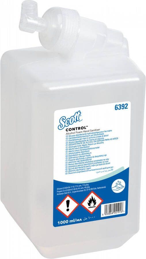 Scott Kimberly-Clark handdesinfecterend schuim met alcohol 1 liter