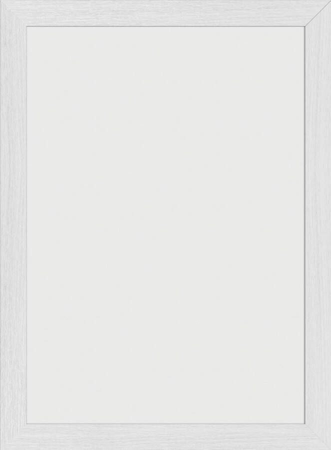 Securit krijtbord Woody wit ft 30 x 40 cm hout met witte lakafwerking