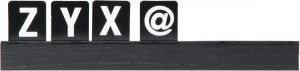 Securit letterplank 1 meter incl. set letters cijfers symbolen